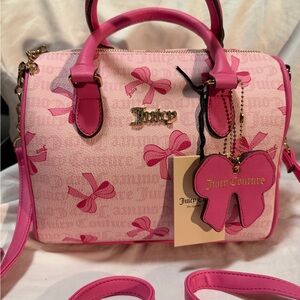 Juicy Couture Pink Bow Satchel